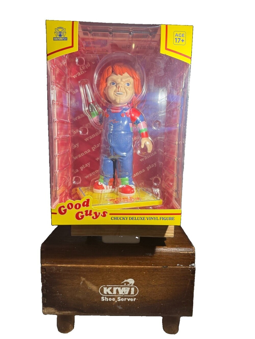 CultureFly Chucky Good Guys Deluxe Vinyl Figure 9" Collectible New